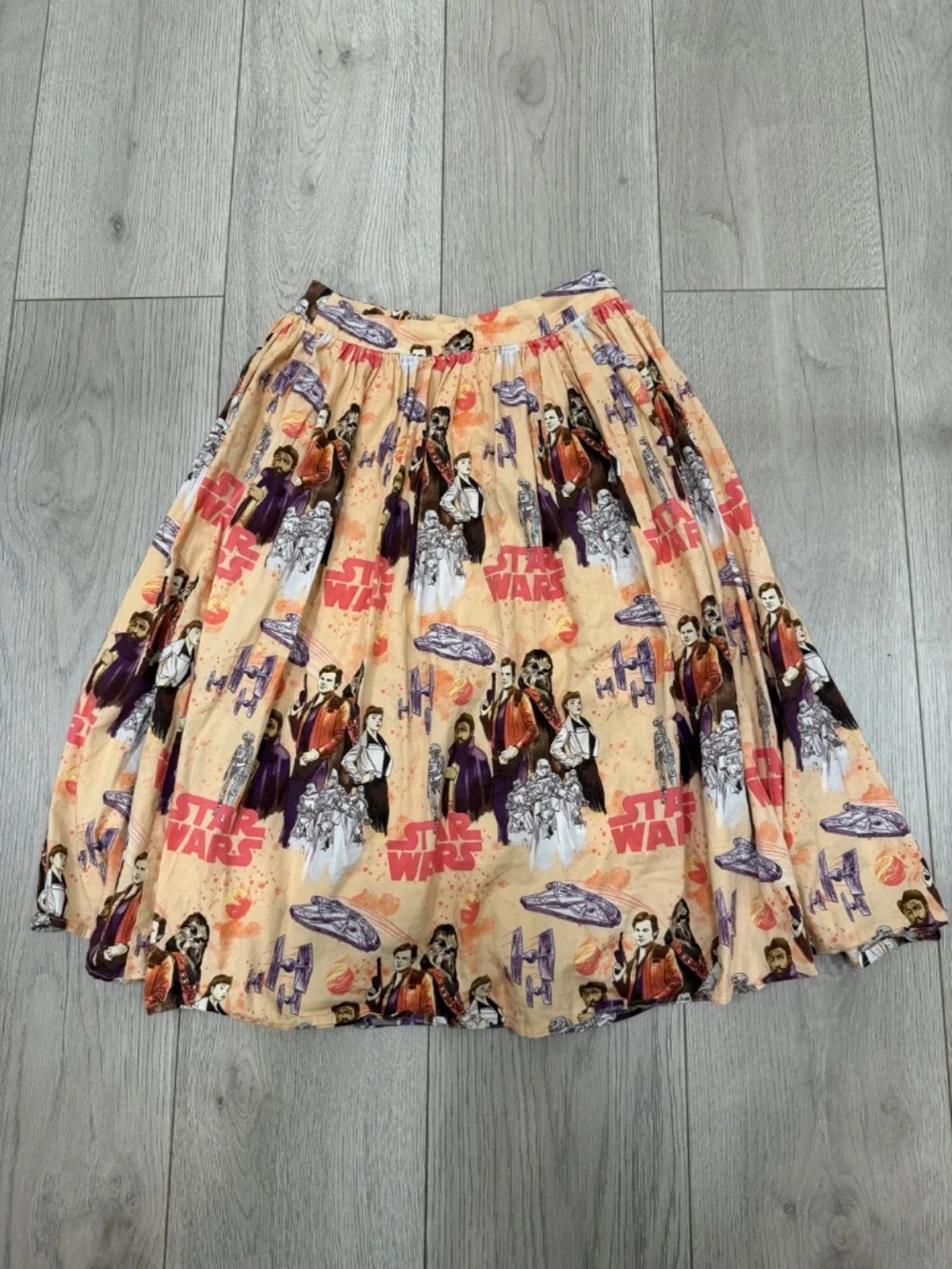 Star Wars Her Universe XS Character Print Cotton Full Midi Disney Skirt